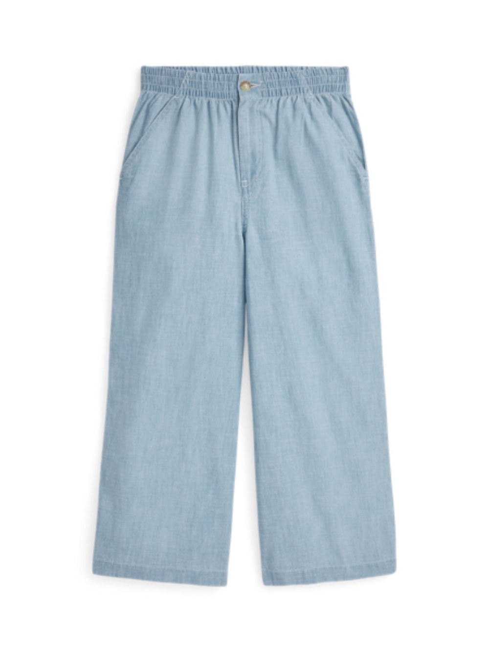 Polo Prepster Indigo Chambray Pant 10 Wide Leg Jean
